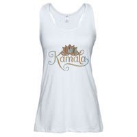 Kamala For President Lotus Flower Vote Blue 2024 Ladies Essential Flowy Tank