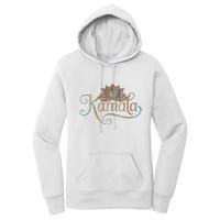 Kamala For President Lotus Flower Vote Blue 2024 Women's Pullover Hoodie