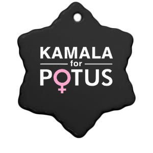 Kamala For Potus Kamala Harris The First Woman President Ceramic Star Ornament