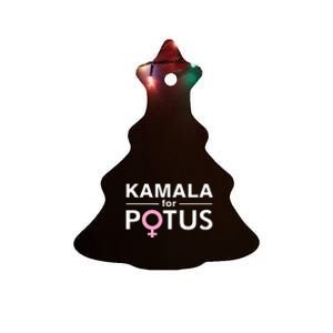 Kamala For Potus Kamala Harris The First Woman President Ceramic Tree Ornament