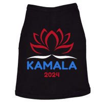 Kamala For President 2024 Sanskrit Lotus Design Doggie Tank