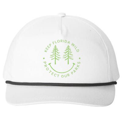 Keep Floridas Parks Protected Florida Parks Graphic Snapback Five-Panel Rope Hat