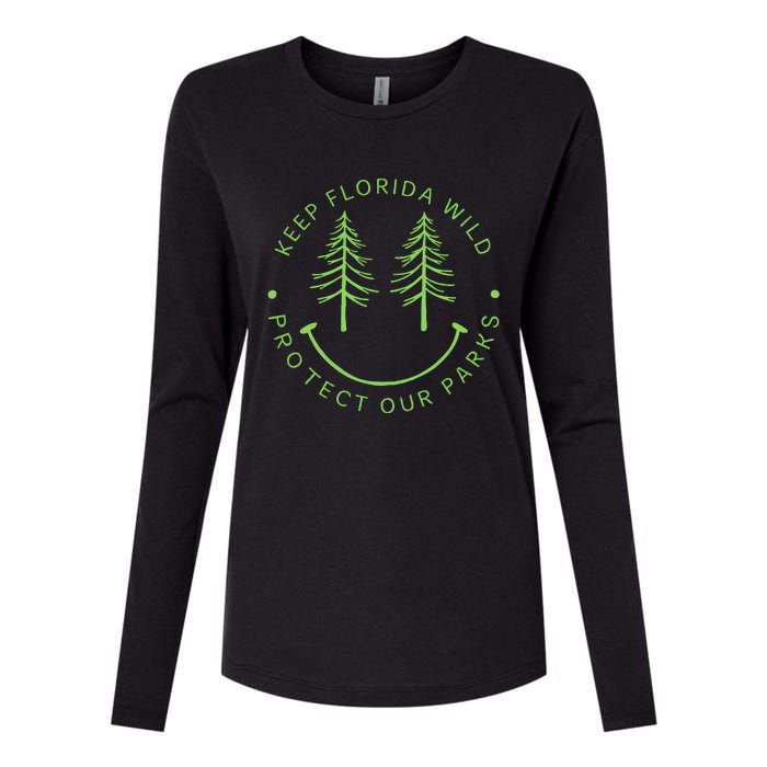 Keep FloridaS Parks Protected Florida Parks Graphic Gift Womens Cotton Relaxed Long Sleeve T-Shirt