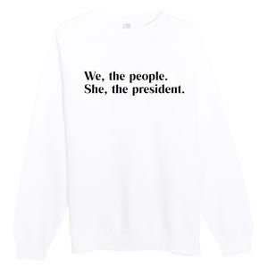 Kamala For President Kamala Harris Merch Kamala 2024 Premium Crewneck Sweatshirt