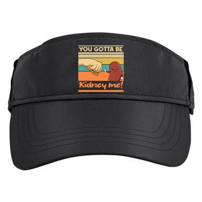 Kidney Funny Pun For A Kidney Donor Adult Drive Performance Visor