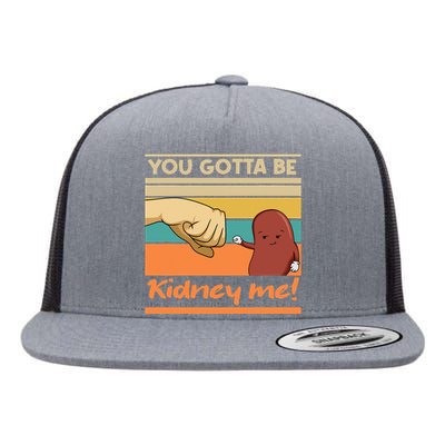 Kidney Funny Pun For A Kidney Donor Flat Bill Trucker Hat