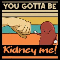 Kidney Funny Pun For A Kidney Donor Flatbill Hat