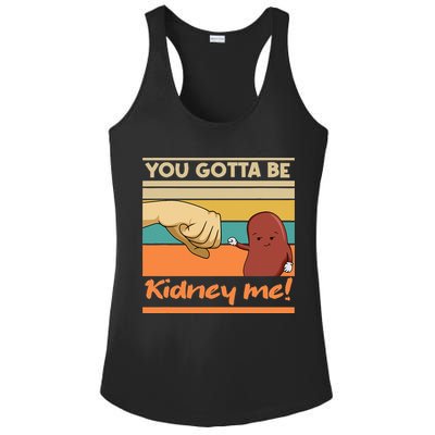 Kidney Funny Pun For A Kidney Donor Ladies PosiCharge Competitor Racerback Tank
