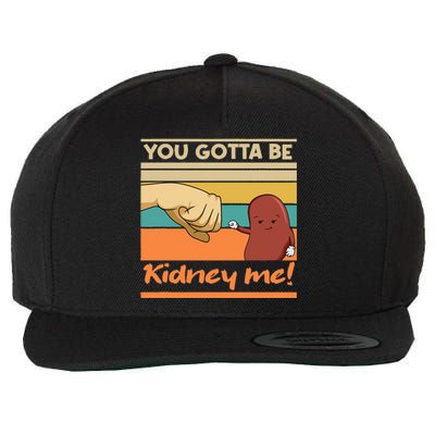 Kidney Funny Pun For A Kidney Donor Wool Snapback Cap