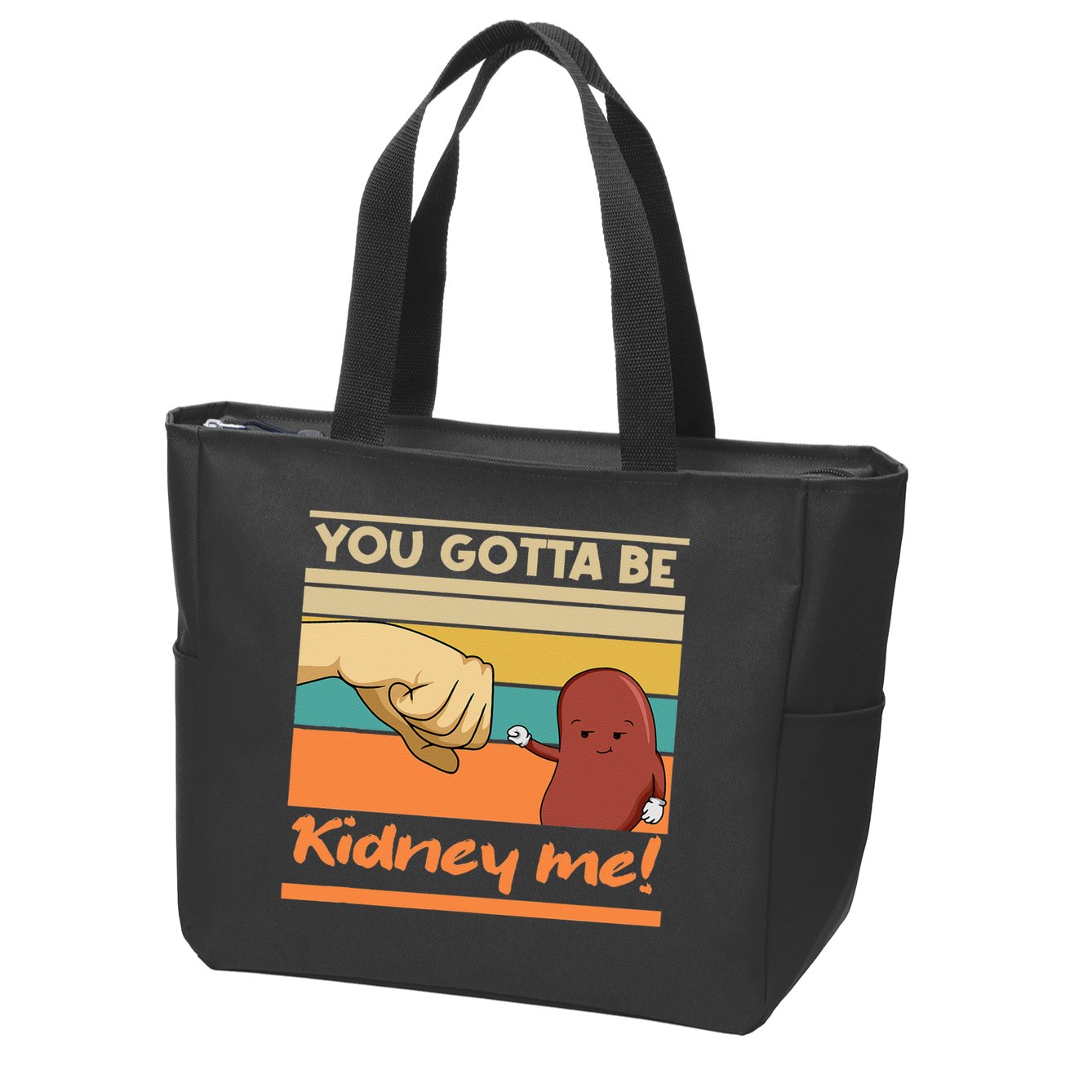 Kidney Funny Pun For A Kidney Donor Zip Tote Bag