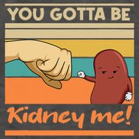 Kidney Funny Pun For A Kidney Donor Vector Backpack