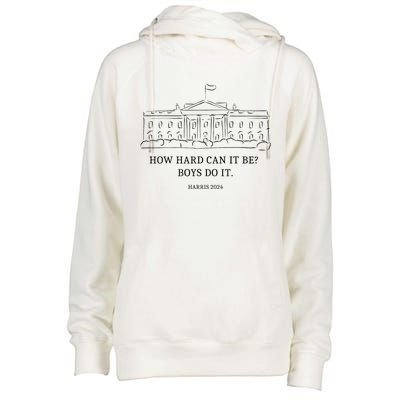 Kamala For President 2024 Womens Funnel Neck Pullover Hood