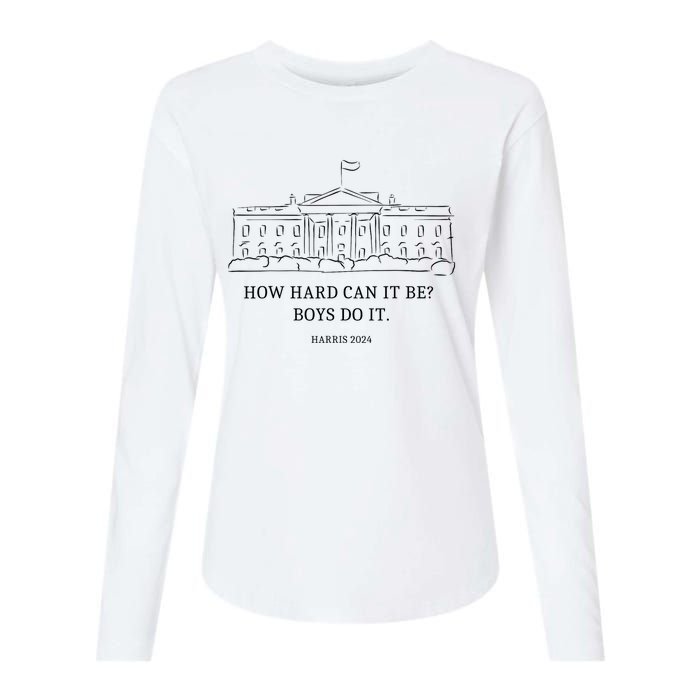 Kamala For President 2024 Womens Cotton Relaxed Long Sleeve T-Shirt