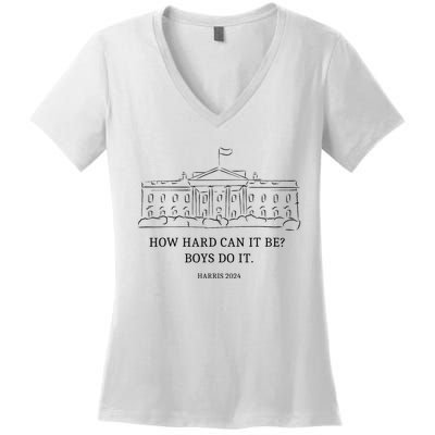 Kamala For President 2024 Women's V-Neck T-Shirt