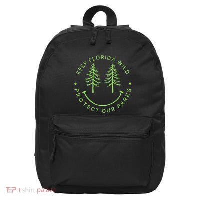 Keep FloridaS Parks Protected Florida Parks 16 in Basic Backpack
