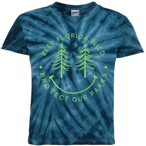 Keep FloridaS Parks Protected Florida Parks Kids Tie-Dye T-Shirt