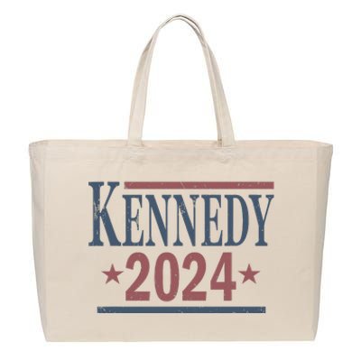 Kennedy For President In 2024 Cotton Canvas Jumbo Tote