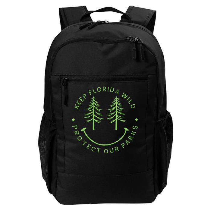 Keep FloridaS Parks Protected Florida Parks Graphic Daily Commute Backpack