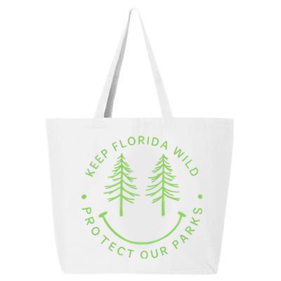 Keep FloridaS Parks Protected Florida Parks Graphic 25L Jumbo Tote