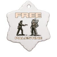 Krime Free Palestine Ceramic Star Ornament