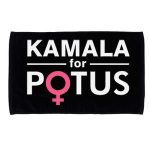 Kamala For Potus Kamala Harris The First Woman President Microfiber Hand Towel