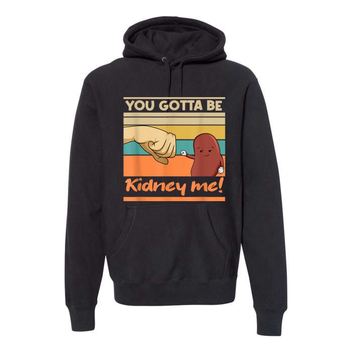 Kidney Funny Pun For A Kidney Donor Premium Hoodie