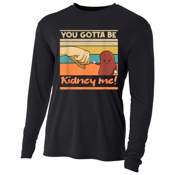 Kidney Funny Pun For A Kidney Donor Cooling Performance Long Sleeve Crew