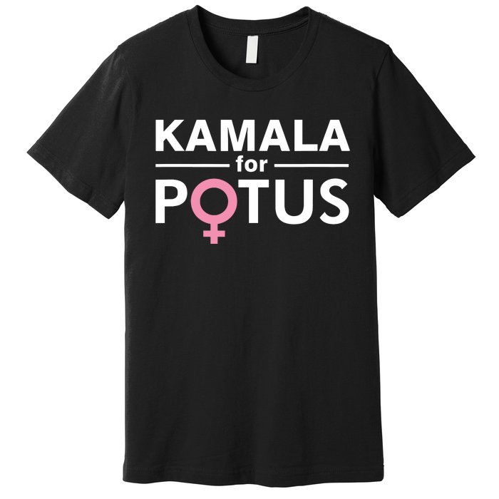 Kamala For Potus Kamala Harris Woman President Premium T-Shirt