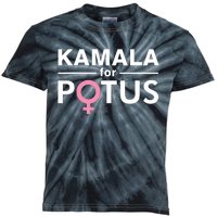 Kamala For Potus Kamala Harris Woman President Kids Tie-Dye T-Shirt