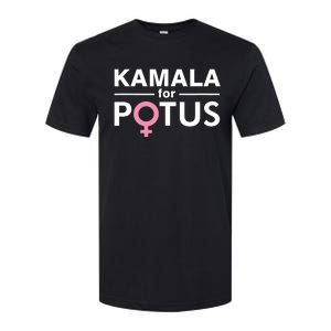 Kamala For Potus Kamala Harris Woman President Softstyle CVC T-Shirt