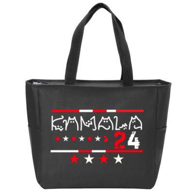 Kamala For President 2024 Zip Tote Bag