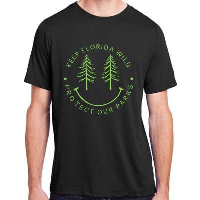 Keep FloridaS Parks Protected Florida Parks Graphic Adult ChromaSoft Performance T-Shirt