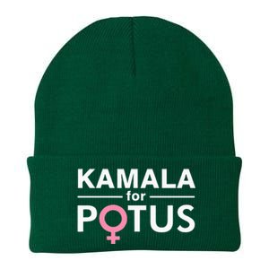 Kamala For Potus Kamala Harris Woman President Knit Cap Winter Beanie