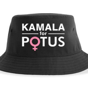 Kamala For Potus Kamala Harris Woman President Sustainable Bucket Hat