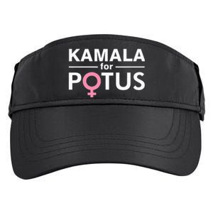 Kamala For Potus Kamala Harris Woman President Adult Drive Performance Visor