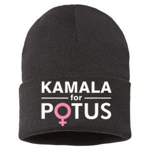 Kamala For Potus Kamala Harris Woman President Sustainable Knit Beanie