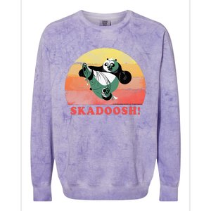 Kung Fu Panda Skadoosh Circle Portrait Colorblast Crewneck Sweatshirt