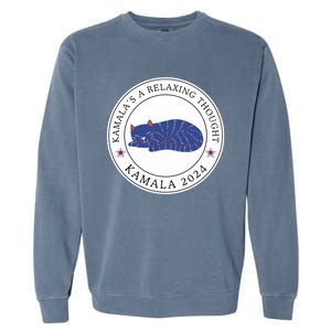 Kamala For President Pride Garment-Dyed Sweatshirt