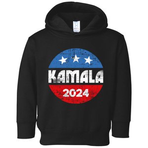 Kamala For President Kamala 2024 Toddler Hoodie