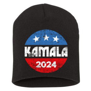 Kamala For President Kamala 2024 Short Acrylic Beanie