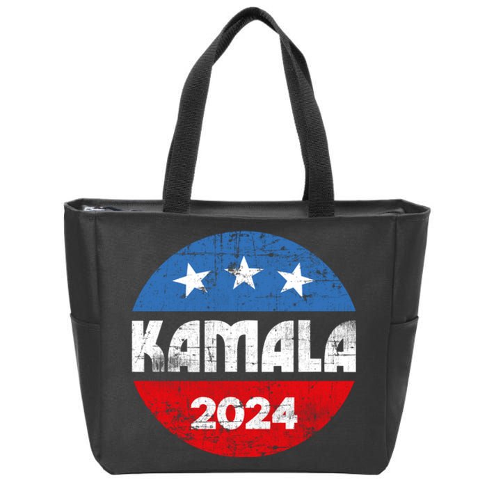 Kamala For President Kamala 2024 Zip Tote Bag