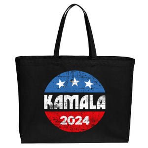 Kamala For President Kamala 2024 Cotton Canvas Jumbo Tote