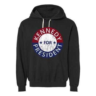 Kennedy For President 2024 Election Vintage Garment-Dyed Fleece Hoodie