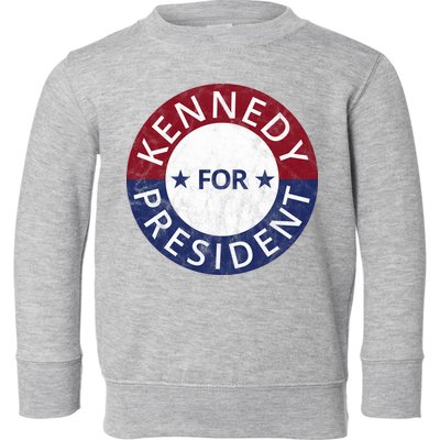 Kennedy For President 2024 Election Vintage Toddler Sweatshirt