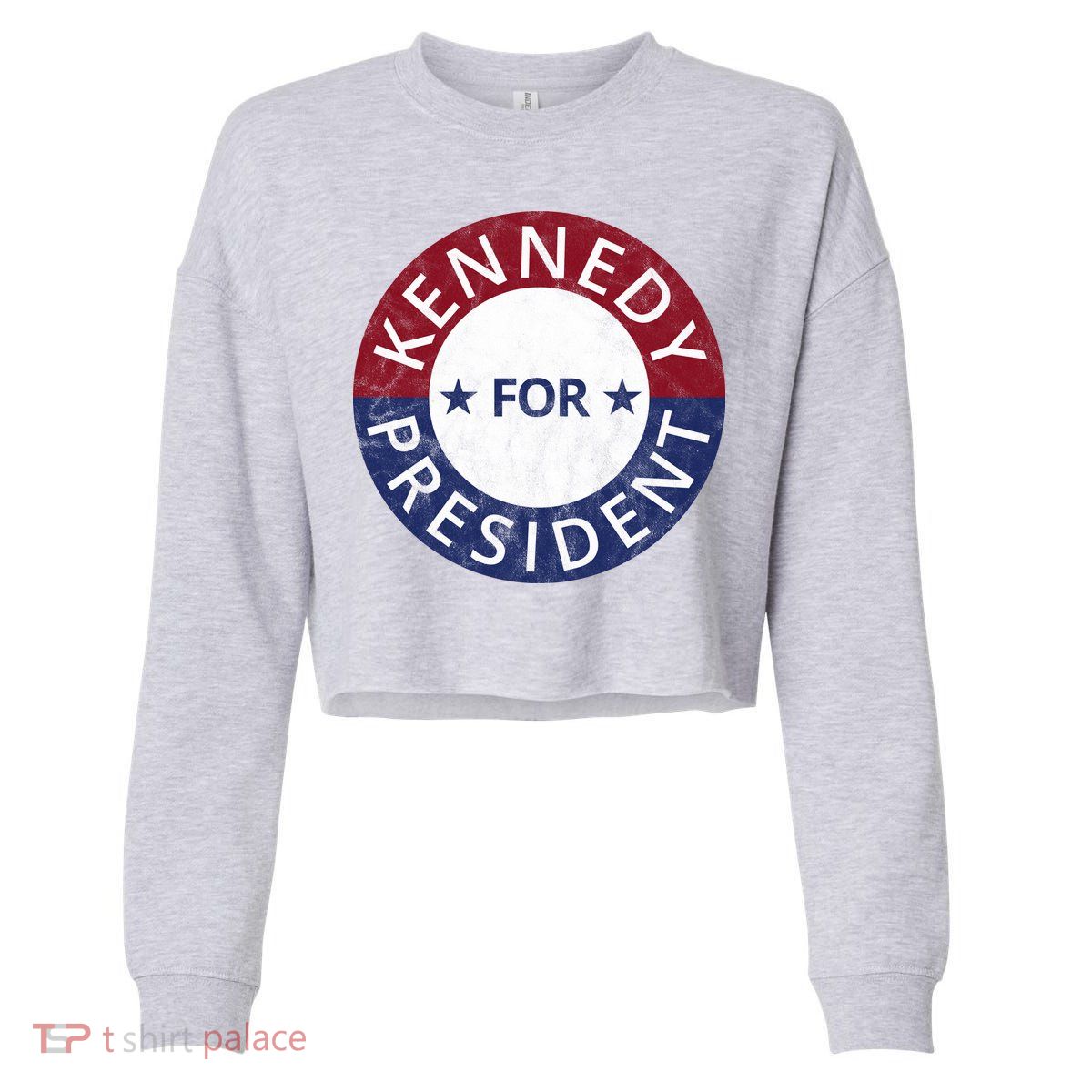 Kennedy For President 2024 Election Vintage Cropped Pullover Crew