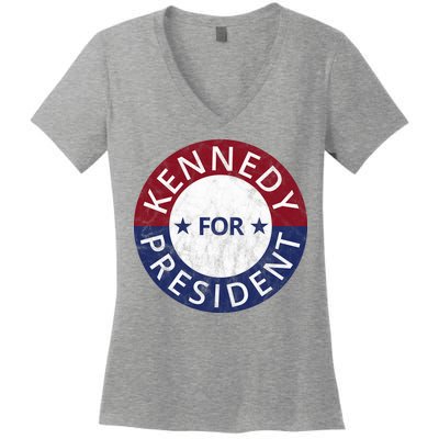 Kennedy For President 2024 Election Vintage Women's V-Neck T-Shirt