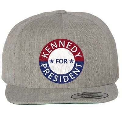 Kennedy For President 2024 Election Vintage Wool Snapback Cap