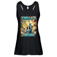 Kamala For President Slogan Statue Liberty Pro Harris Ladies Essential Flowy Tank