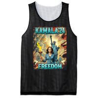 Kamala For President Slogan Statue Liberty Pro Harris Mesh Reversible Basketball Jersey Tank