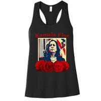 Kamala Flor Roses Kamala 2024 IM With Her Women's Racerback Tank